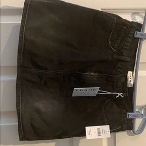 New with tags black Frame Denim Skirt